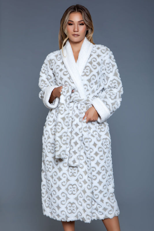 Kimmie Luxurious Sherpa Robe – Elegant Comfort for Cozy Days